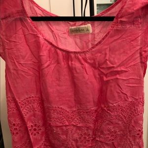Abercrombie pink top
